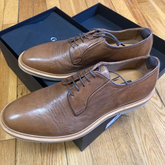 Made in Italy Gordon Rush brown leather oxfords - Picture 3 of 7